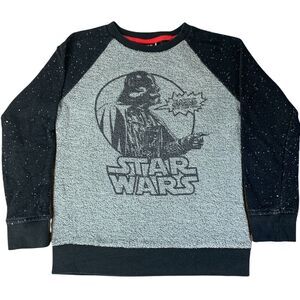 Star Wars Darth Vader Sweatshirt The Force Is Strong Size Medium Long Sleeve